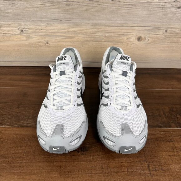 Nike Air Max Torch 4 Mens Size 10.5 White Anthracite Wolf Grey 343846 100 - Picture 4 of 9
